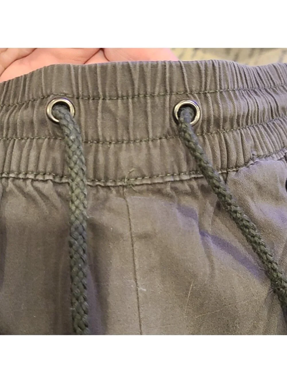 Seven sisters green cargo type joggers